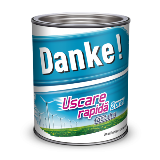 EMAIL DANKE 0.75L, maro ciocolatiu ext./int. uscare rapida